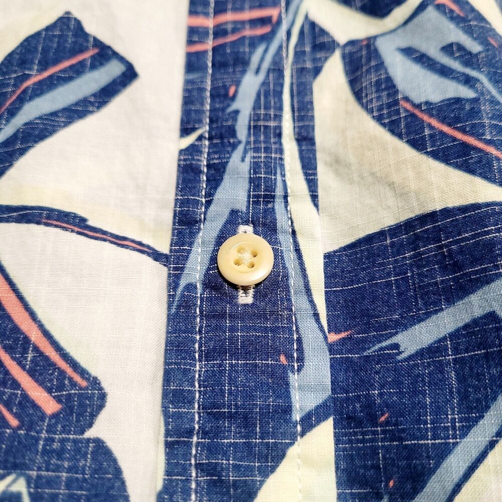 Tommy Hilfiger Custom Fit Hibiscus Button Up  Hawaiian Tropical Print XL NWOT - Picture 8 of 11